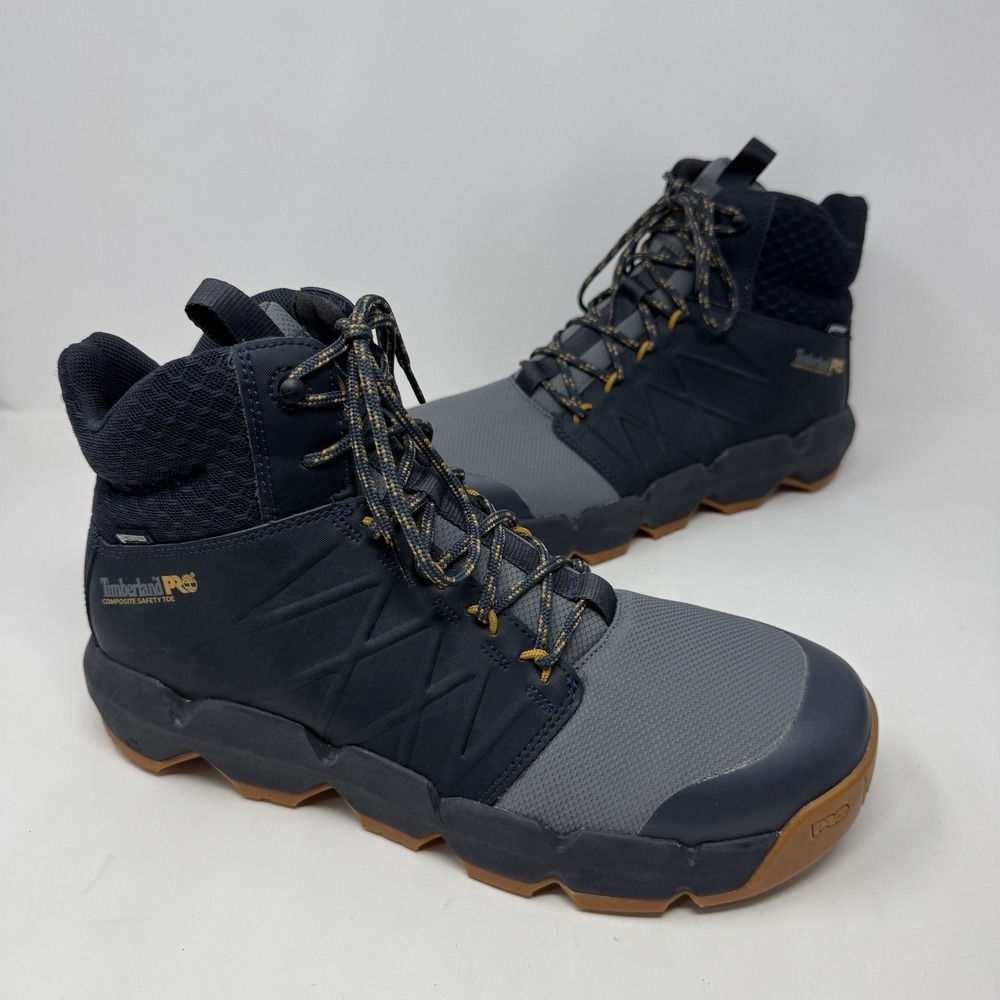 Timberland Pro Boots Morphix Outdoor Composite Toe Work Gray Men's Size 10.5 M